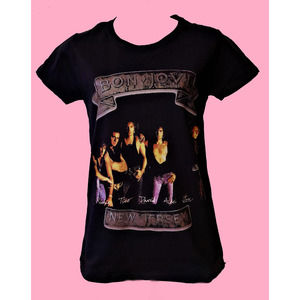 Bon Jovi , New Jersey Album , Black T-shirt , Rock Band Shirt, Gift For Fan